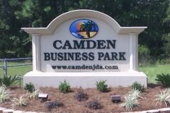Camden Business Park custom exterior monument sign